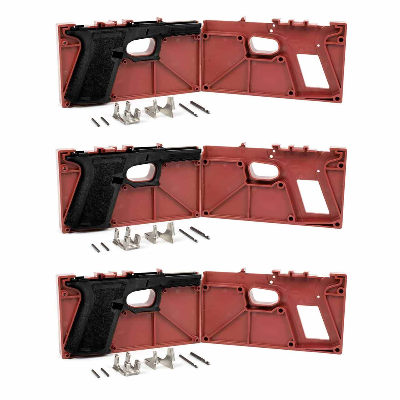 Release: Glock-Mod Polymer80 PF940Cv1™ 80% Compact Frame and Jig Kit (Glock® 19/23 Compatible) – 3-Pack