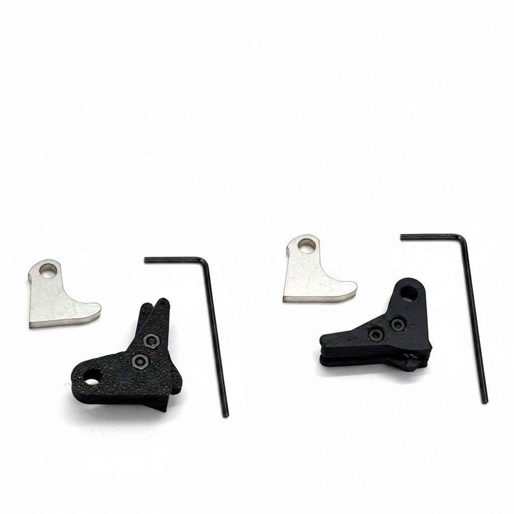 Glock-Mod 2 PACK GLOCK POLYMER V3 Trigger Shoe Kit with Safety and Curved Steel Trip — image 2