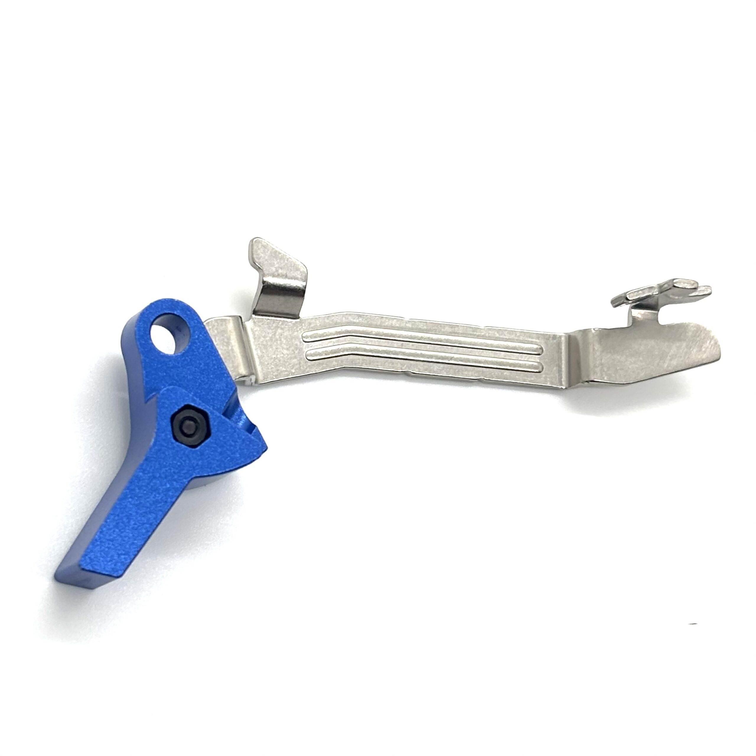 Glock-Mod Glock 43 43X 48 FRT V2 DROP IN Trigger Bar Kit / Flat or Curve Aluminum Shoe w/ Steel Curved Trip