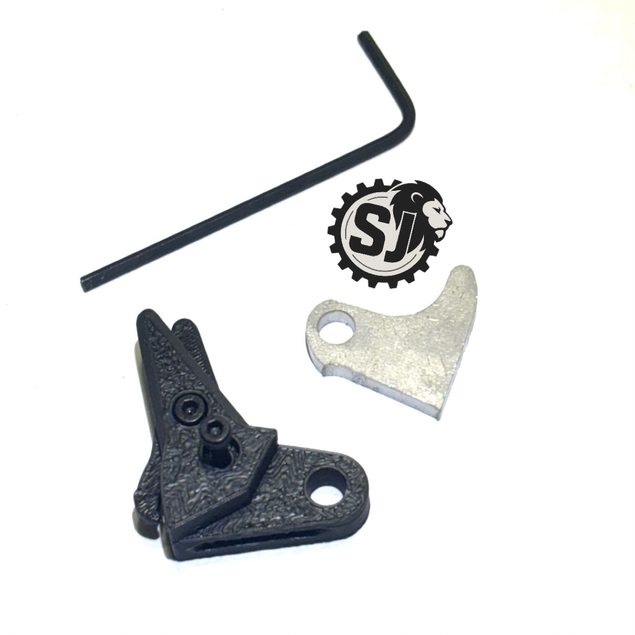 Glock-Mod Glock FRT Polymer V3 Trigger Shoe Kit with Safety and Curved Steel Trip for All Glocks – Black