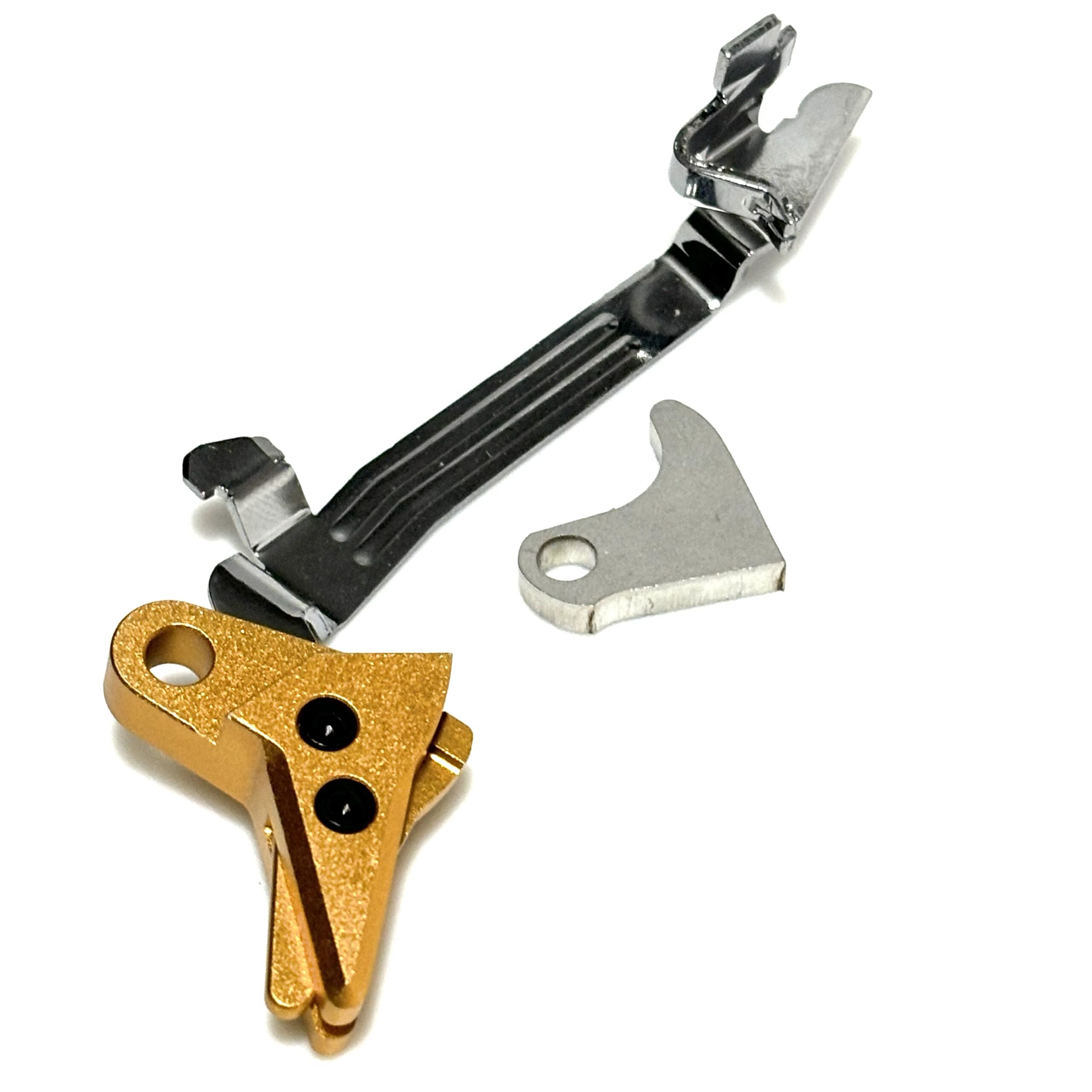 Glock-Mod GLOCK FRT V3 6061 ALUMINUM TRIGGER SHOE &amp; BAR KIT, Gen 1 2 3 4, 9mm, .40, .357